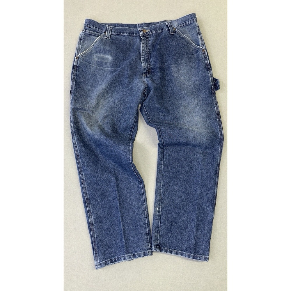 Men's Wrangler Classic Carpenter Jeans Blue Size 40x30